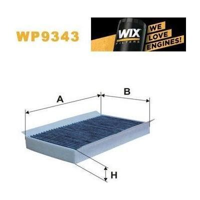 Genuine WIX Pollen Filter Carbon fits Land Rover Discovery TD - 2.7 - 04-09 WP9 Wix Filters  - Town Parts