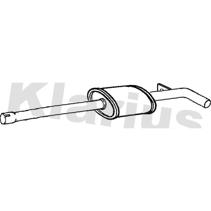 Klarius Box With Centre Pipe Centre RN854W