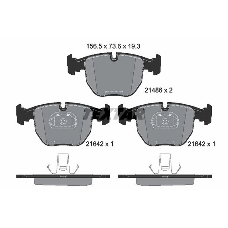 Textar Brake Pad Set 2148604