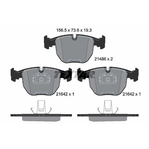 Textar Brake Pad Set 2148604