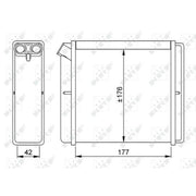 NRF Heater Matrix Core Heat Exchanger 52219