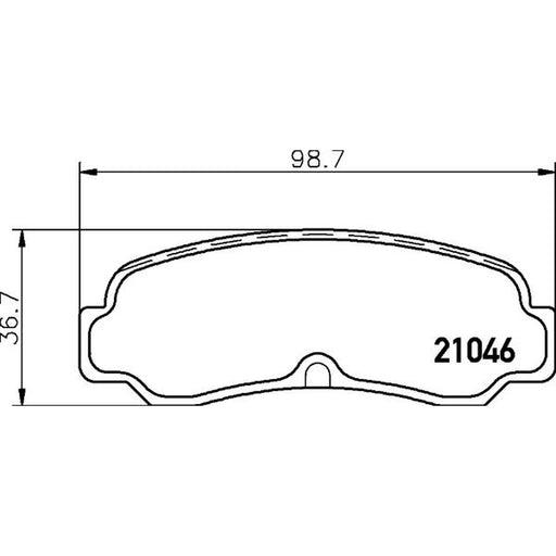 Mintex Rear Brake Pad Set MDB1320