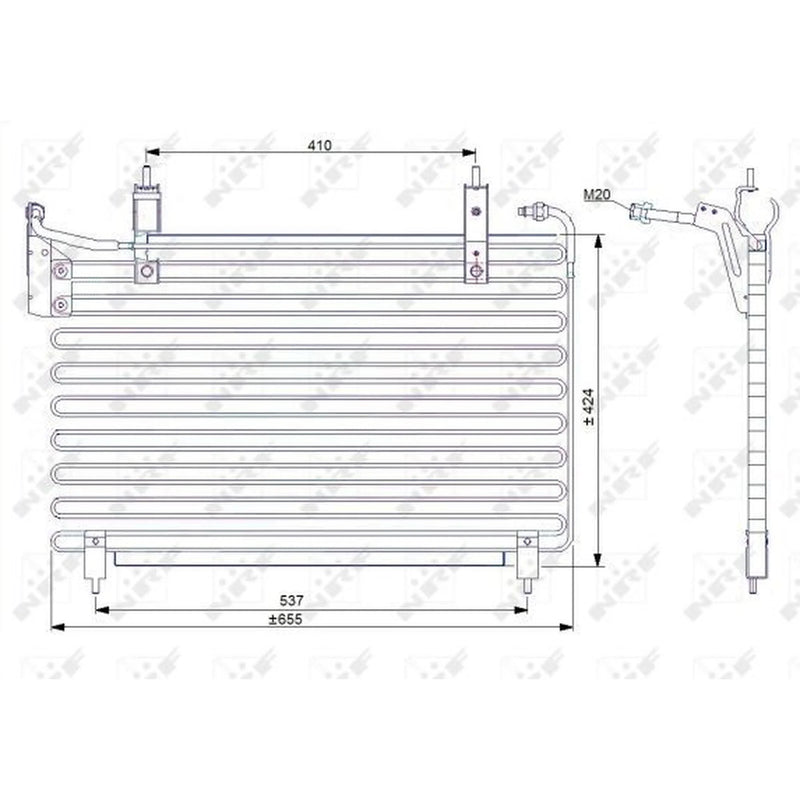 NRF Air Conditioning Condenser 35071