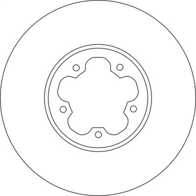Abtex 2 x Vented Front Brake Discs BD1866V