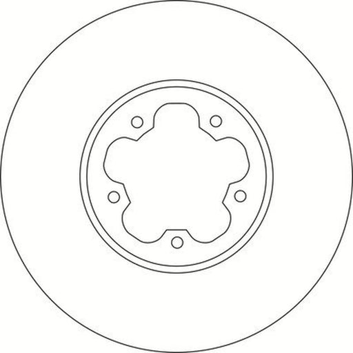 Abtex 2 x Vented Front Brake Discs BD1866V
