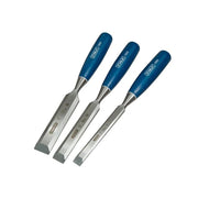 STANLEY® Hand Tools 5002 Bevel Edge Chisel Set, 3 Piece - 0-16-128