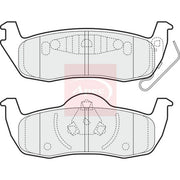 Apec Rear Brake Pad Set PAD1472