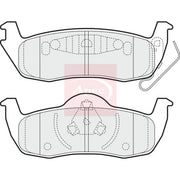 Apec Rear Brake Pad Set PAD1472