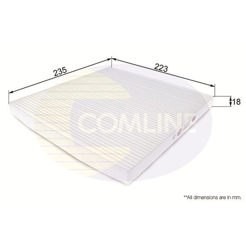 Comline Cabin Air Filter (Pollen Filter) EKF213