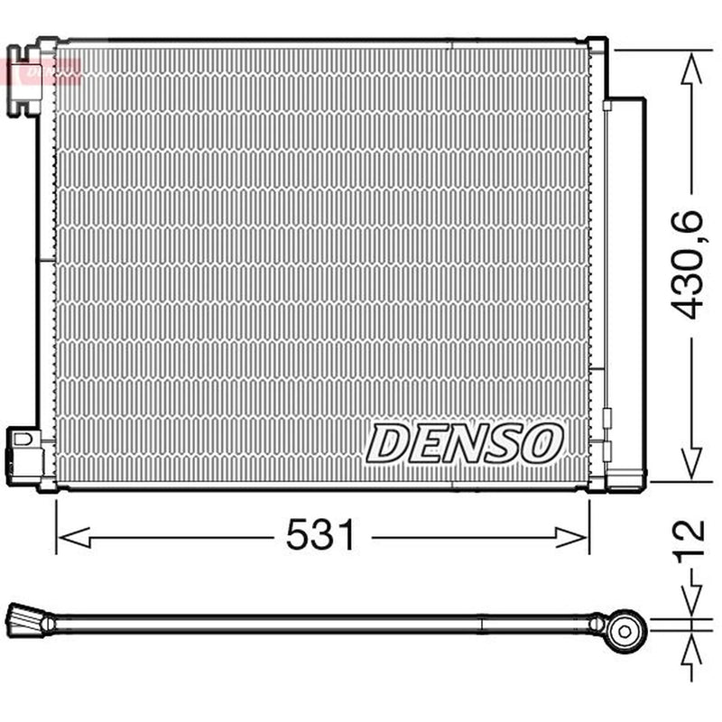 Denso Air Conditioning Condenser DCN23039