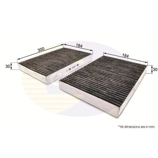 Comline Cabin Air Filter (Pollen Filter) EKF300A
