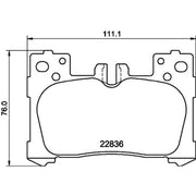 Mintex Rear Brake Pad Set MDB4061