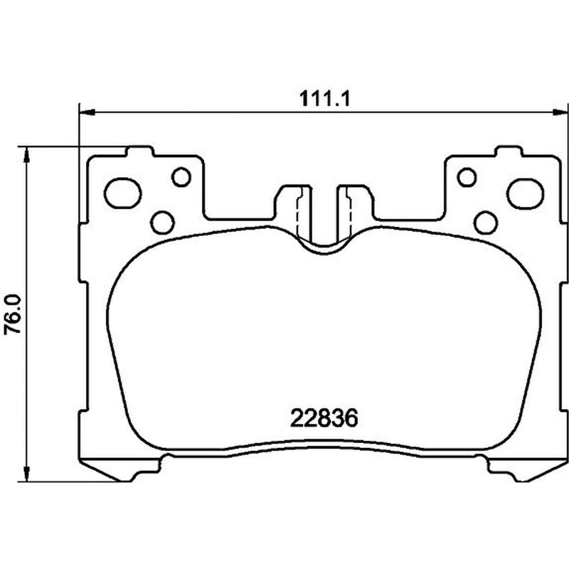 Mintex Rear Brake Pad Set MDB4061