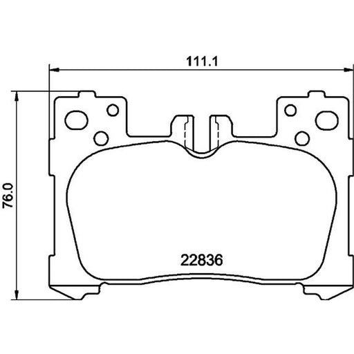 Mintex Rear Brake Pad Set MDB4061