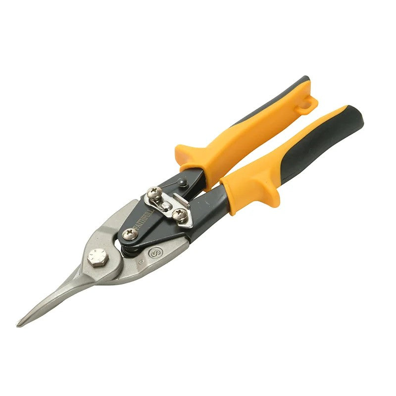 Faithfull Yellow Compound Aviation Snips Straight Cut 250mm (10in) - FAIAS10Y