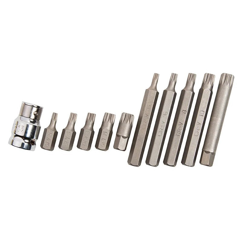 BlueSpot Tools Spline Bit Set, 11 Piece - 1515