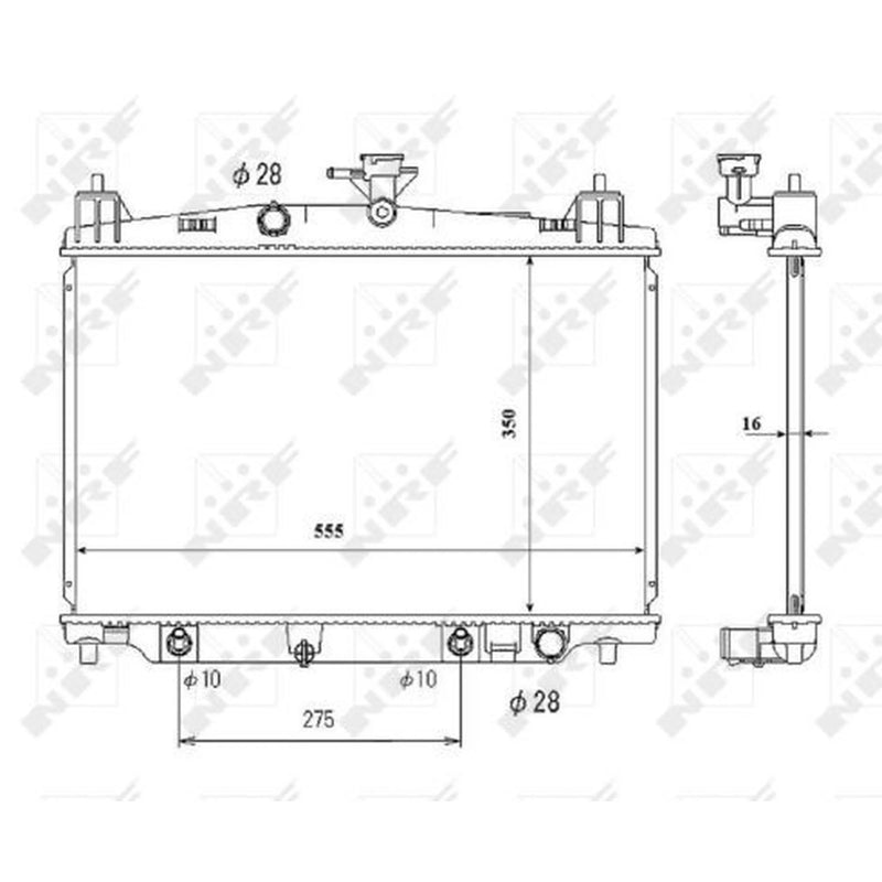 NRF Engine Radiator 53850