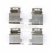Borg & Beck Brake Pad Accessory Fitting Kit Rear BBK1733