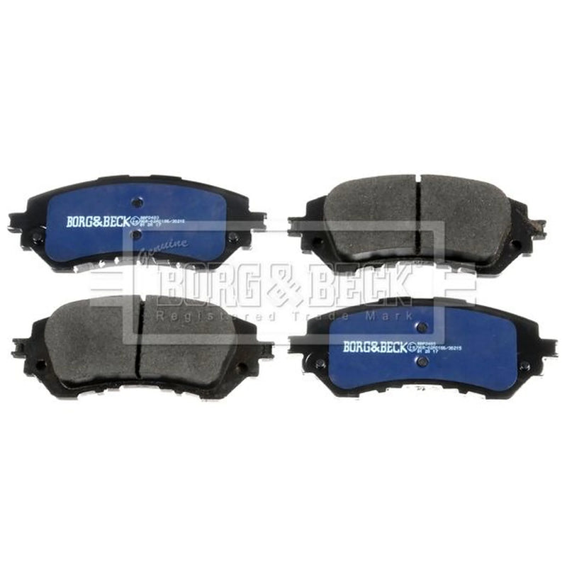 Borg & Beck 4 x Front Brake Pad Set BBP2483