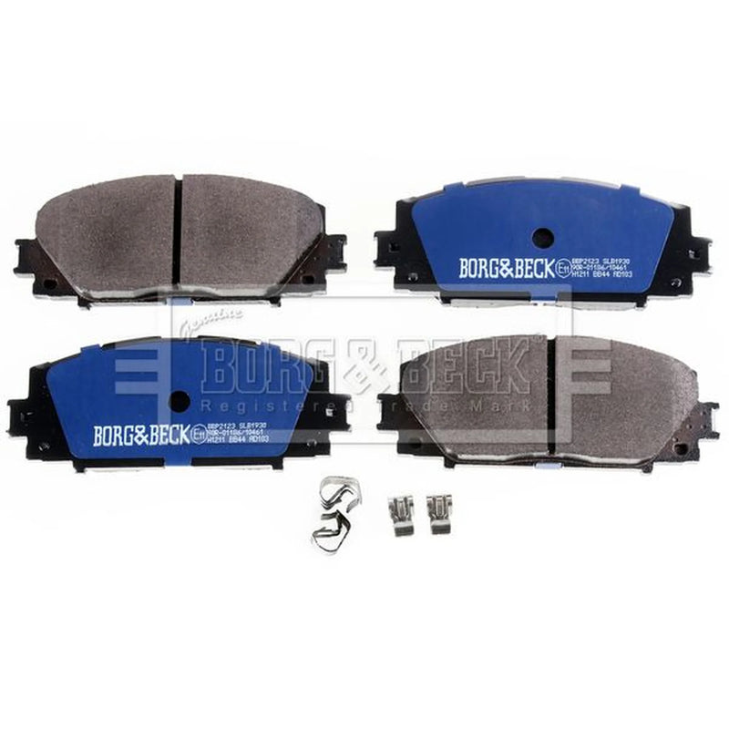 Borg & Beck 4 x Front Brake Pad Set BBP2123