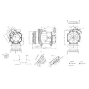 Hella Air Conditioning Compressor 8FK 366 200-261