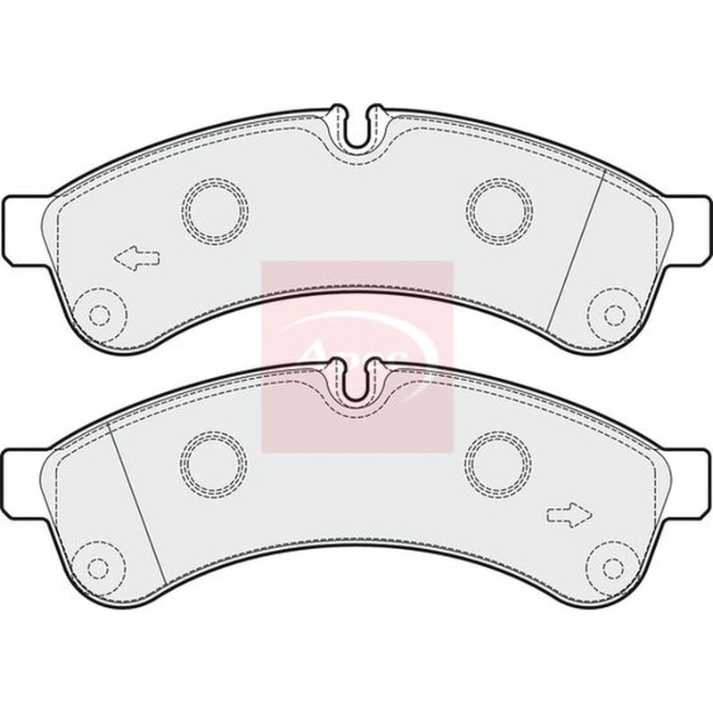 Apec Rear Brake Pad Set PAD1645