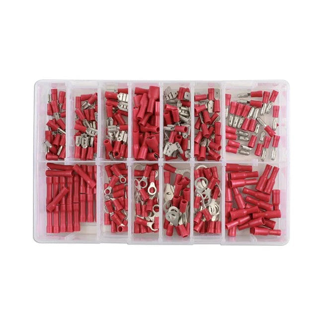 Connect Assorted Red Terminals Box 260pc - CPL