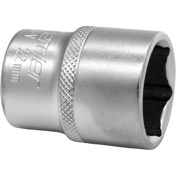 Sealey 1/2"Dr Socket 22mm (Micro Satin Finish)
