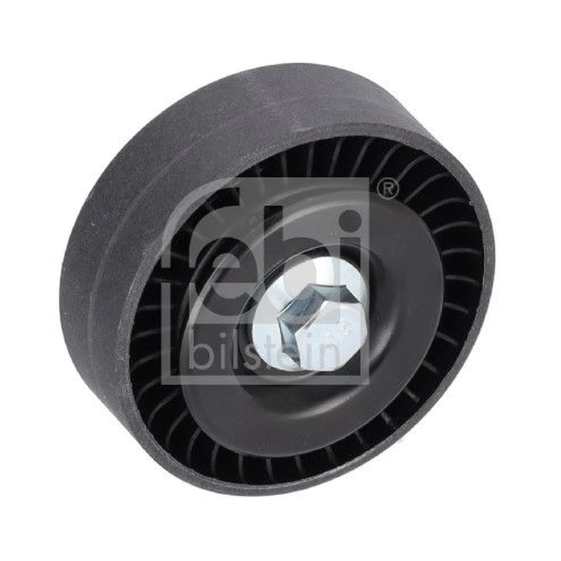 Febi V-Ribbed Belt Tensioner Pulley 70mm OD Wide Plastic 171512