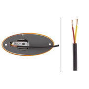 Hella Side Marker Light Wide High 2PS 964 295-051