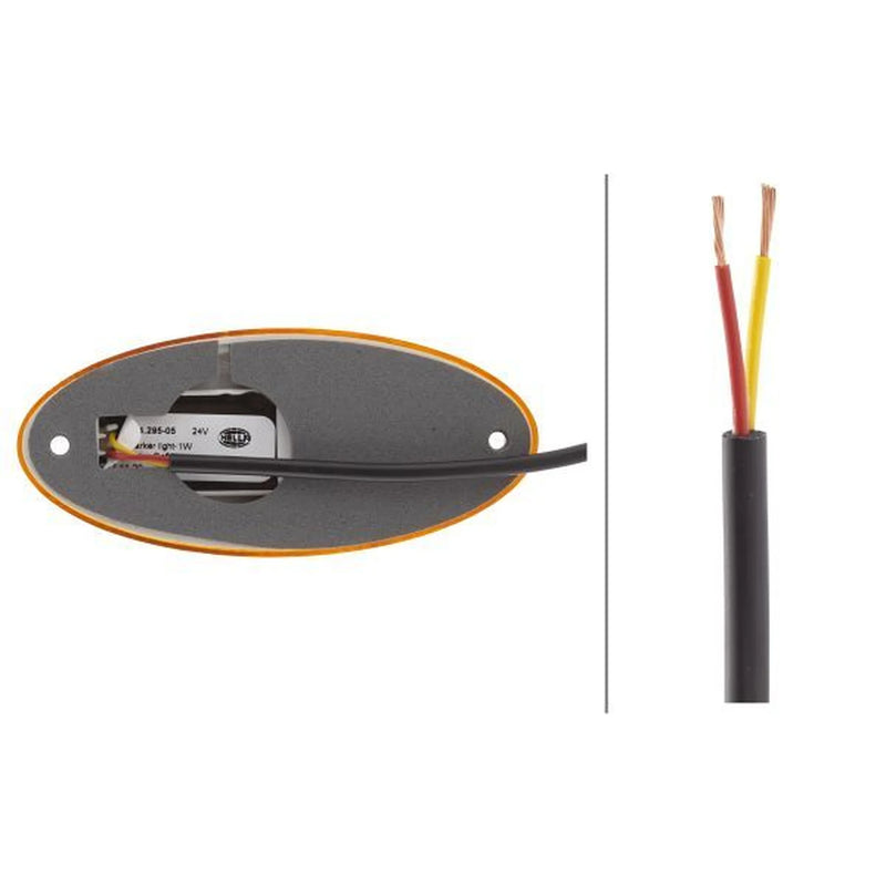Hella Side Marker Light Wide High 2PS 964 295-051