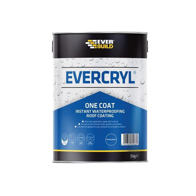 Everbuild Sika Evercryl® One Coat Translucent 5kg - 851590