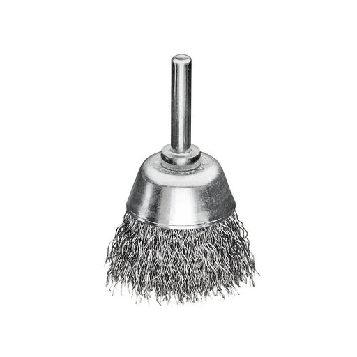 Lessmann Cup Brush with Shank D70mm x H25, 0.30 Steel Wire - 437.162