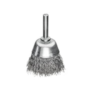 Lessmann Cup Brush with Shank D50mm x H20mm, 0.30 Steel Wire - 435.162