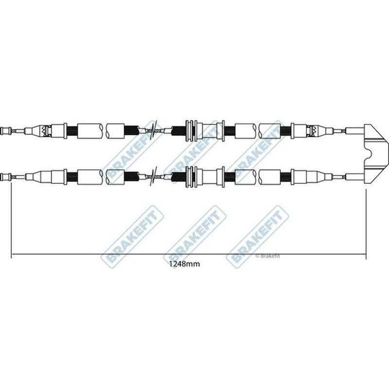 Apec Handbrake Cable Centre BBC3447
