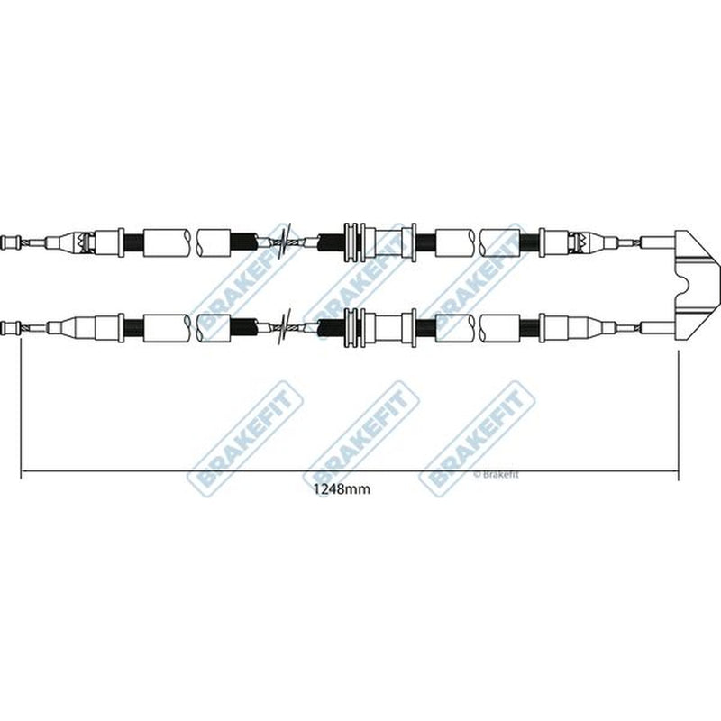 Apec Handbrake Cable Centre BBC3447