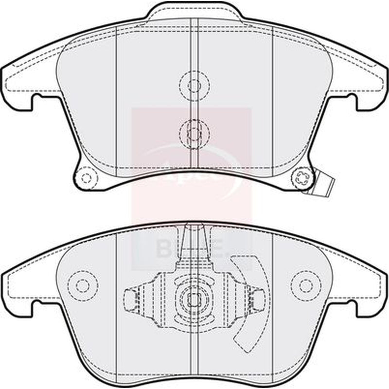 Apec Front Brake Pad Set PD3654