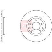 Apec 2 x Vented Front Brake Discs DSK4102