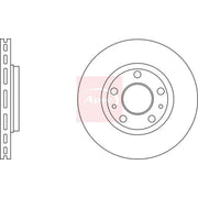 Apec 2 x Vented Front Brake Discs DSK4102