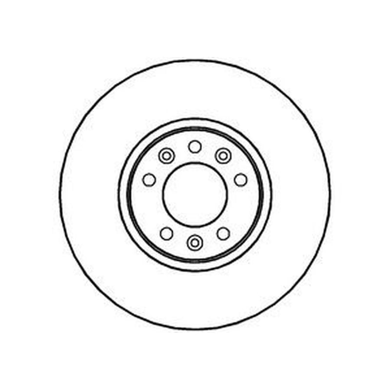 Abtex 2 x Vented Front Brake Discs BD1346V