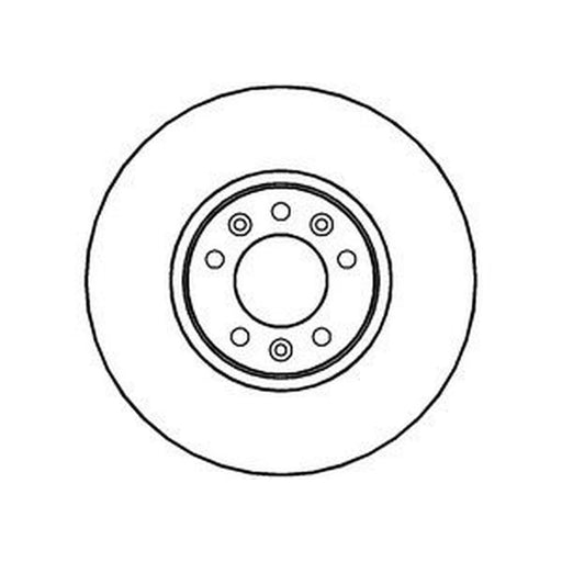 Abtex 2 x Vented Front Brake Discs BD1346V