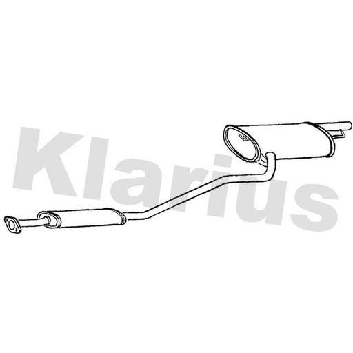 Klarius Box With Tail Pipe Rear TY606W