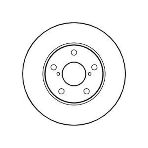 Abtex 2 x Vented Front Brake Discs BD780V