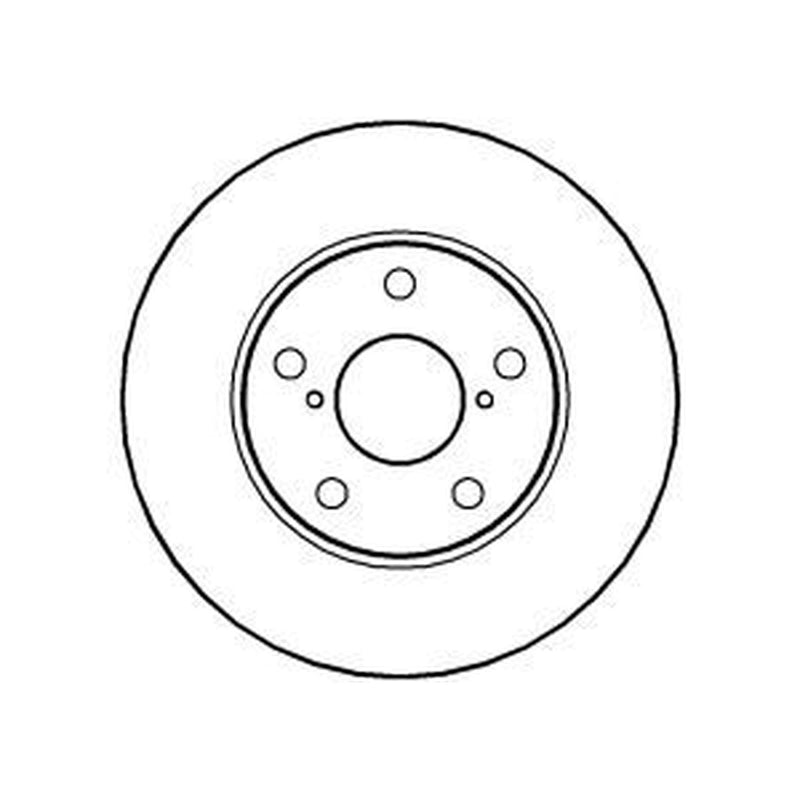 Abtex 2 x Vented Front Brake Discs BD780V