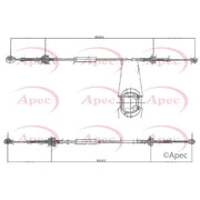 Apec Manual Transmission Cable Pull CAB7016