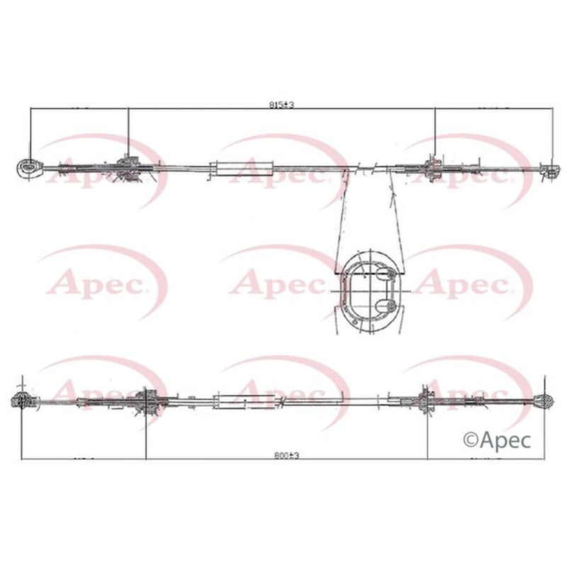 Apec Manual Transmission Cable Pull CAB7016