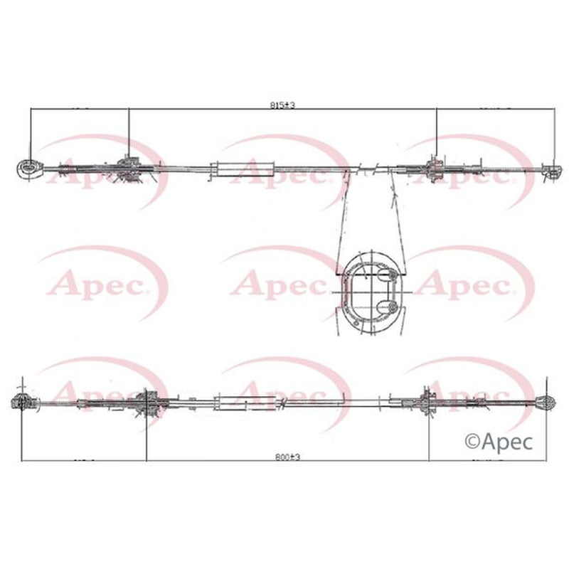 Apec Manual Transmission Cable Pull CAB7016