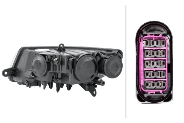 Hella Headlight Headlamp H7/H3 Right