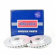 Borg & Beck 2 x Vented Front Brake Discs BBD4092