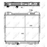 NRF Engine Radiator 58484